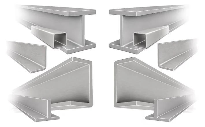 Matterplay product family: beams, HSS, angles, channels